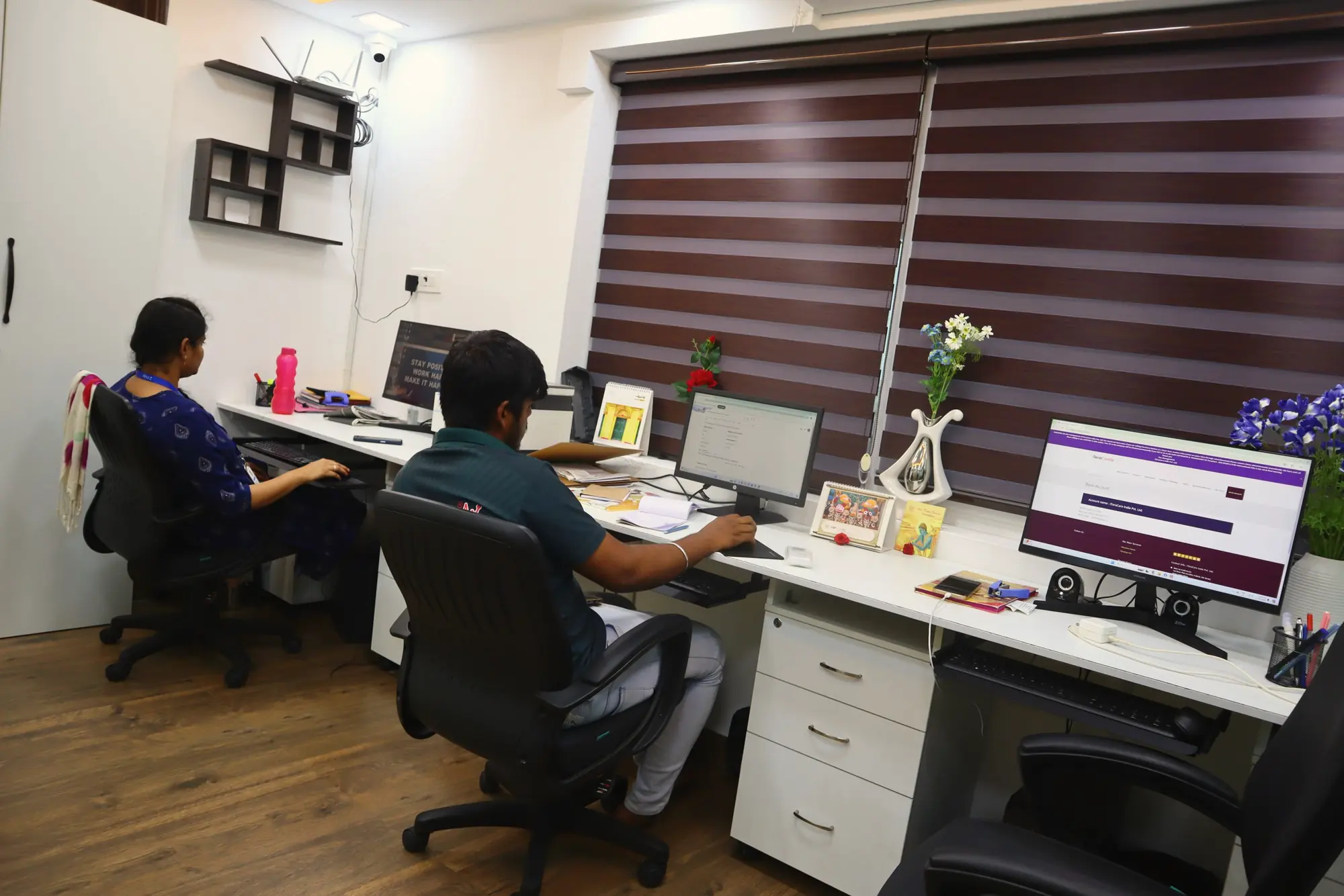The customer-care desk