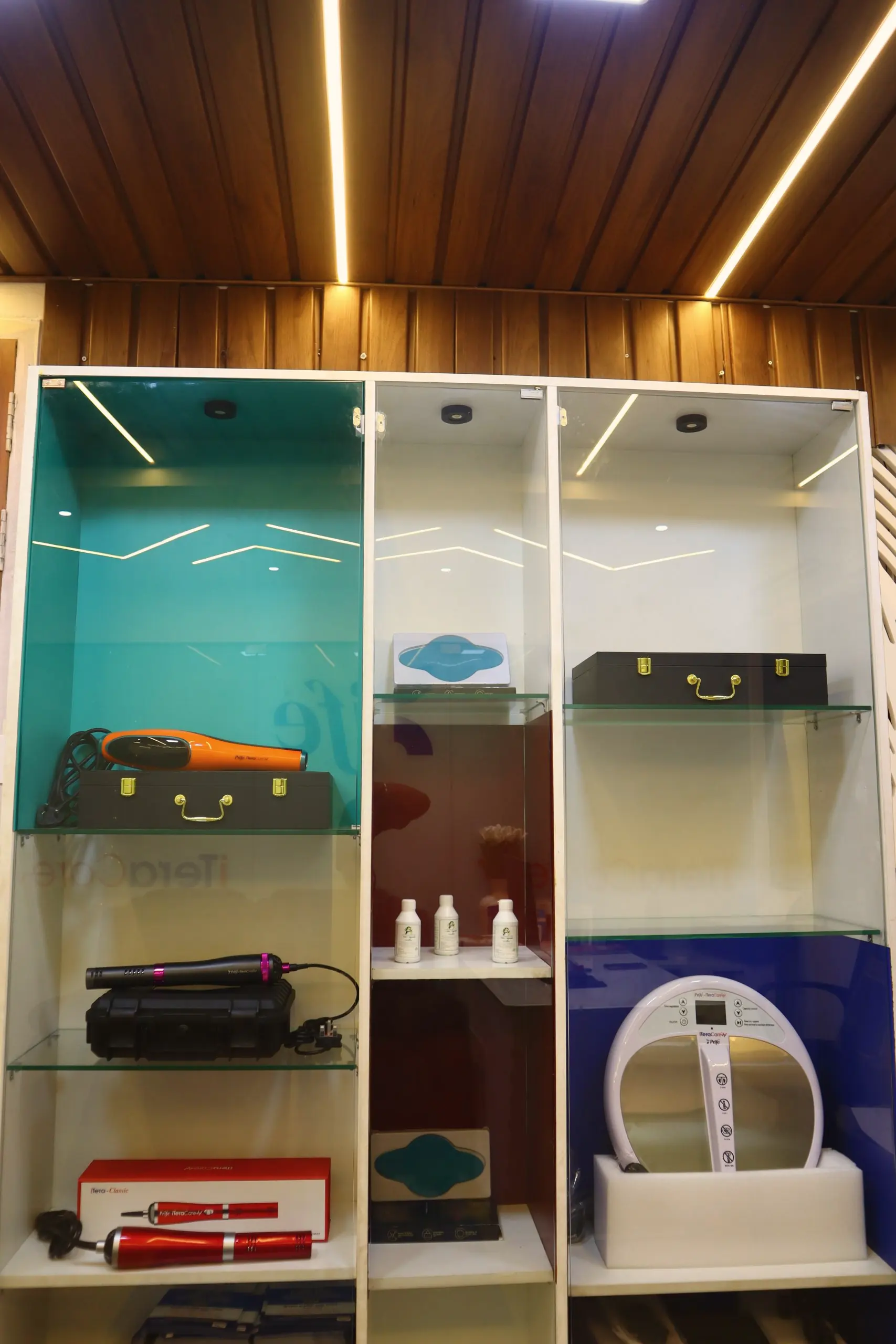 The devices on display