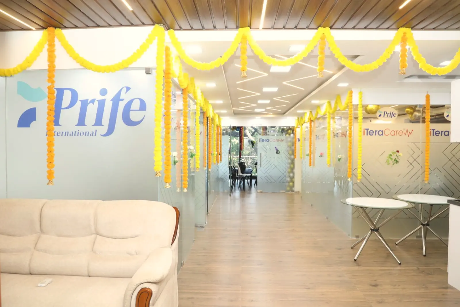 The reception inside our Anna Nagar centre